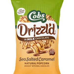 Cobs Popcorn Drizzl'd Salted Caramel 110g – 15 Pack *CLEARANCE (EXPIRED)*