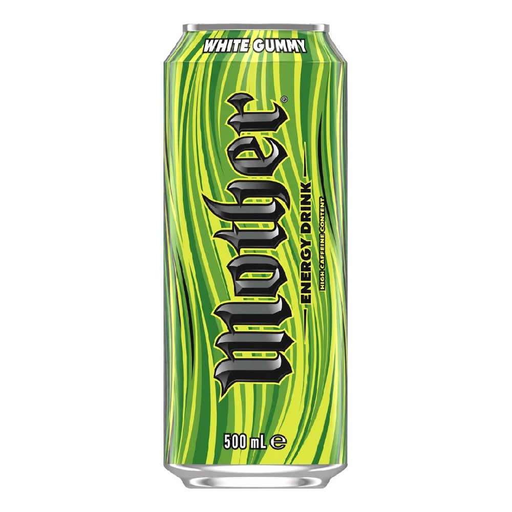Mother Energy Drink White Gummy 500ml – 24 Pack