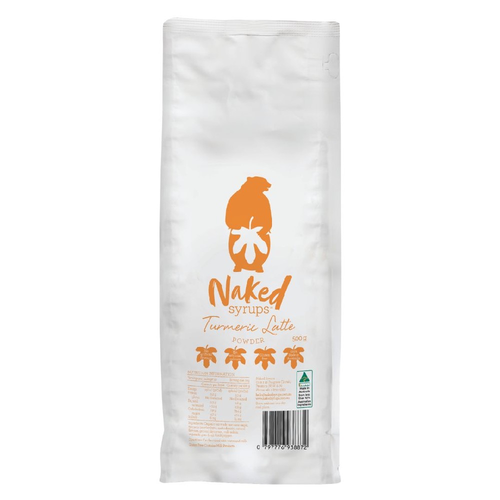Naked Syrups Turmeric Latte Powder 500g – 1 Unit