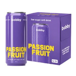bobby Prebiotic Passionfruit 250ml – 24 Pack (4×6)