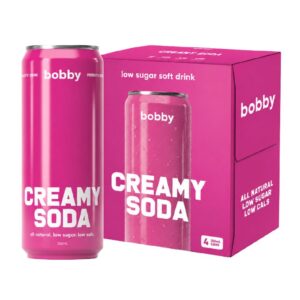 bobby Prebiotic Creamy Soda 250ml – 24 Pack (4×6)