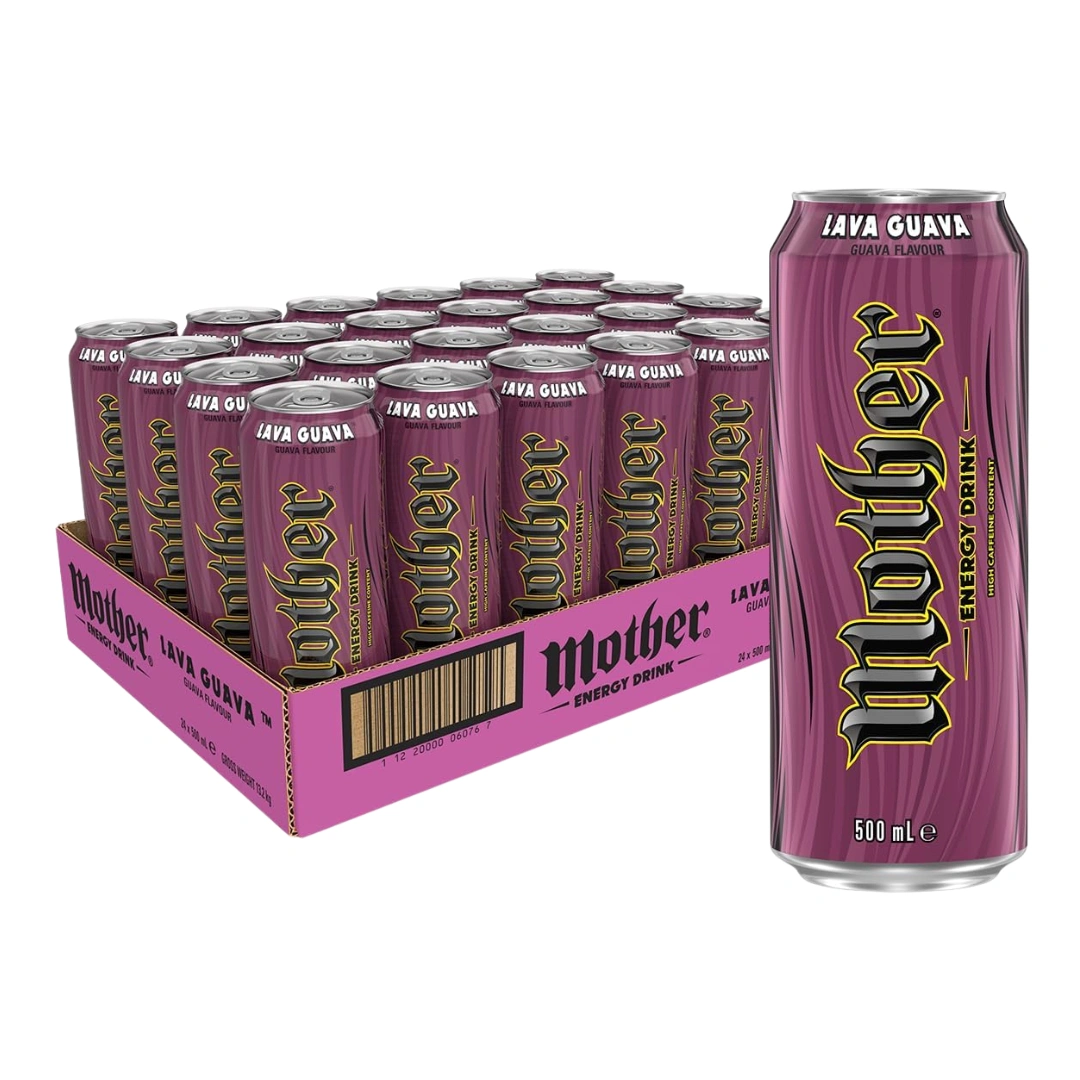 Mother Energy Drink Guava 500ml – 24 Pack - Image 2