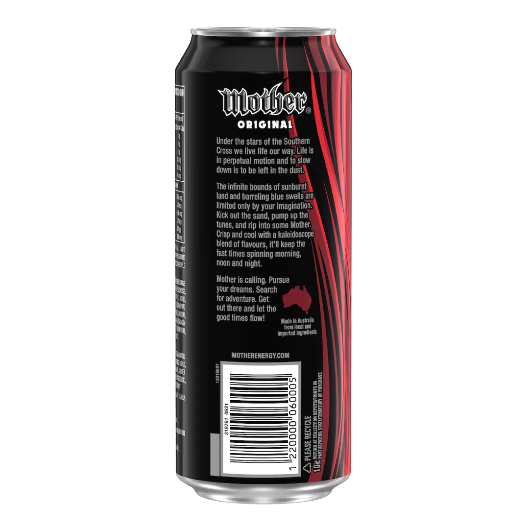 Mother Energy Drink Original 500ml – 24 Pack - Image 3