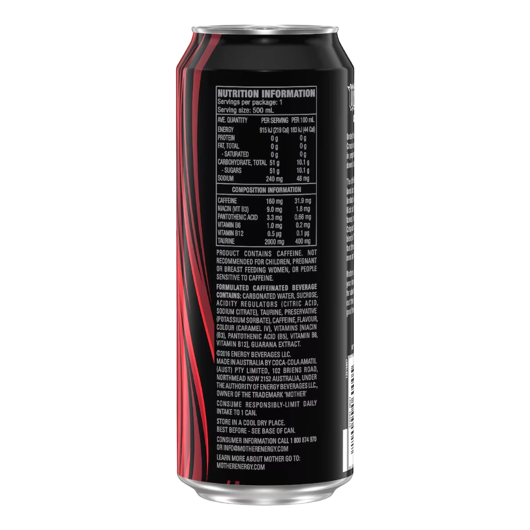 Mother Energy Drink Original 500ml – 24 Pack - Image 4