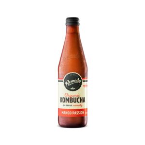 Remedy Kombucha Mango Passion 330ml – 12 Pack