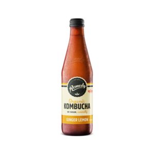 Remedy Kombucha Ginger Lemon 330ml – 12 Pack