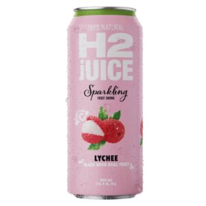 H2 Sparkling Juice Lychee 500ml – 12 Pack
