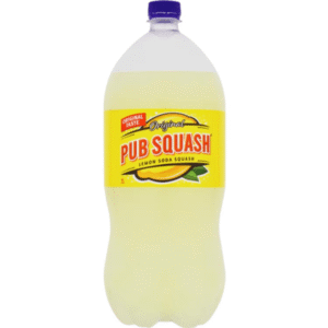 Pub Squash Lemon Soda Squash PET 2L - 6 Pack