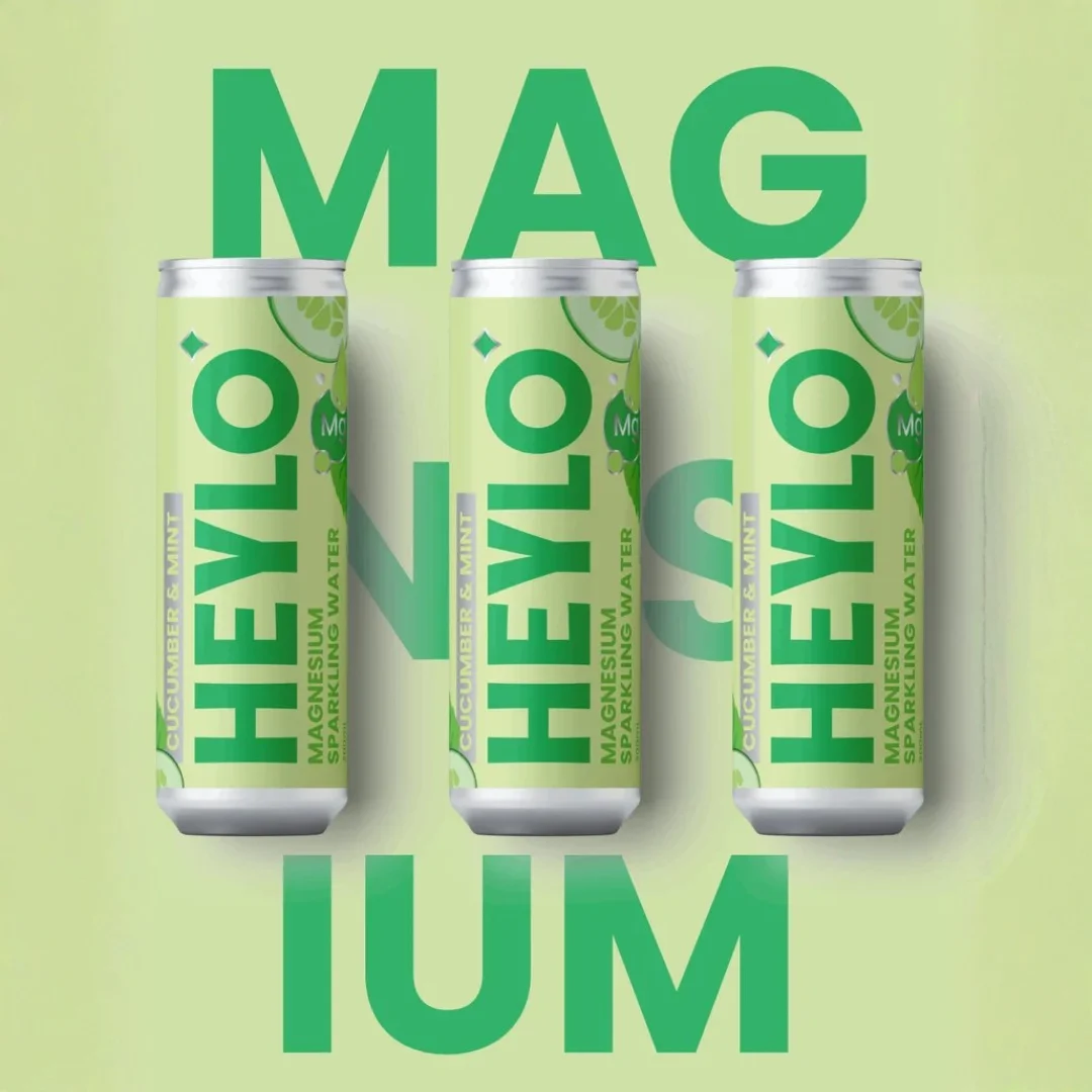 Heylo Detox Cucumber & Mint Magnesium Sparkling Water 300ml – 24 Pack - Image 4